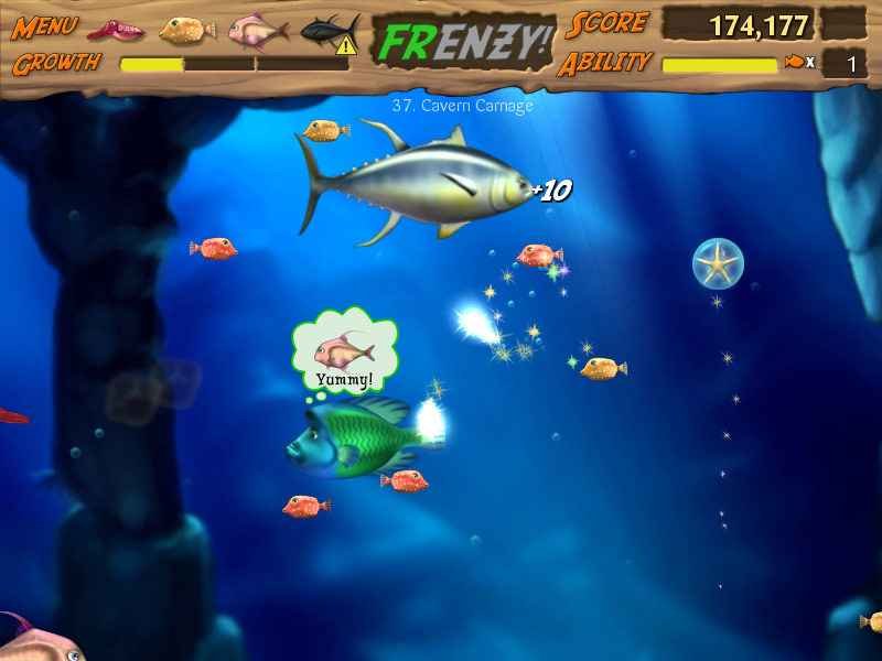 تحميل لعبة السمكة للكمبيوتر Feeding Frenzy القديمة مجانًا