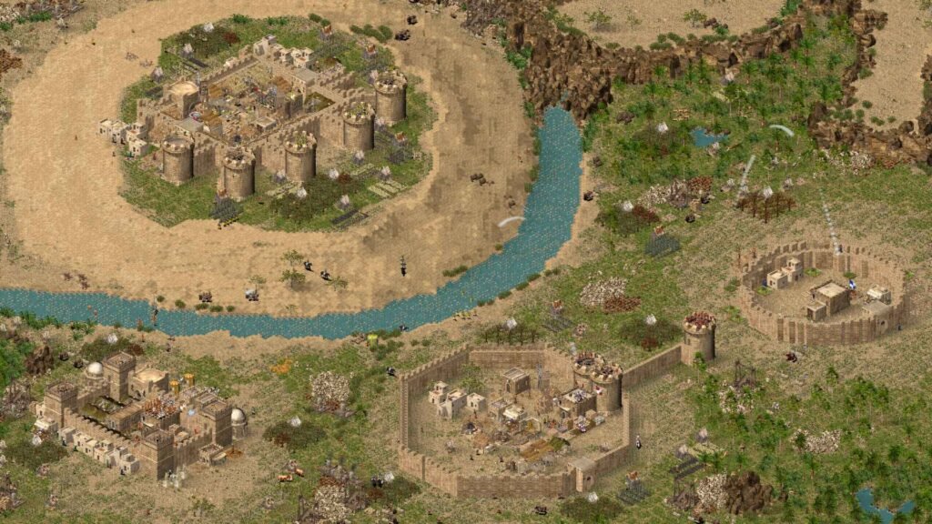 تحميل لعبة صلاح الدين Stronghold Crusader للكمبيوتر من ميديا فاير مضغوطة