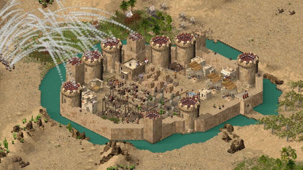 تحميل لعبة صلاح الدين Stronghold Crusader للكمبيوتر من ميديا فاير مضغوطة